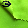 tissu de gymnastique 100% polyester coolpass couleur néon ajustement sec birdeye mesh tissu